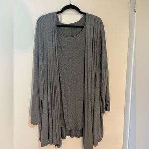 LANE BRYANT Tank Top and Cardigan Set